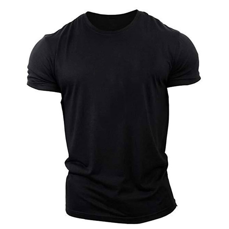 Men’s Muscle T-Shirt Bodybuilding Gym Tee Short Sleeve Workout Shirts Shirt