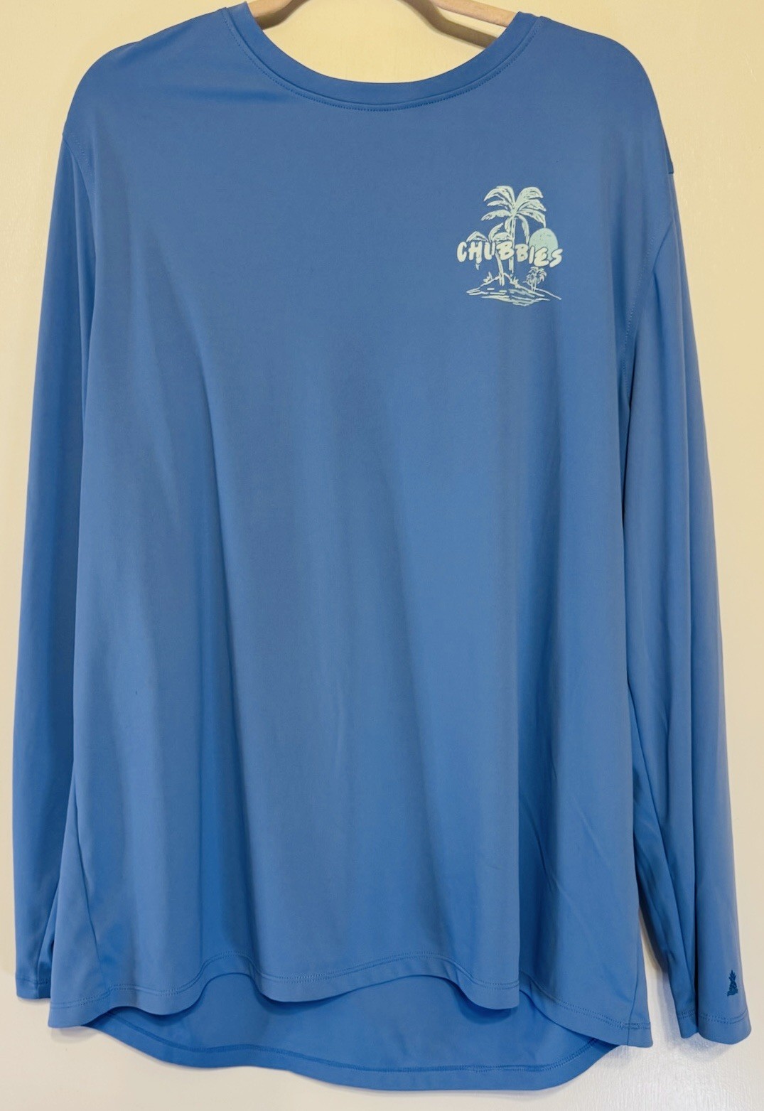 Chubbies “The Weekend Has Arrived” Long Sleeve Performance Shirt – Blue (XXL)