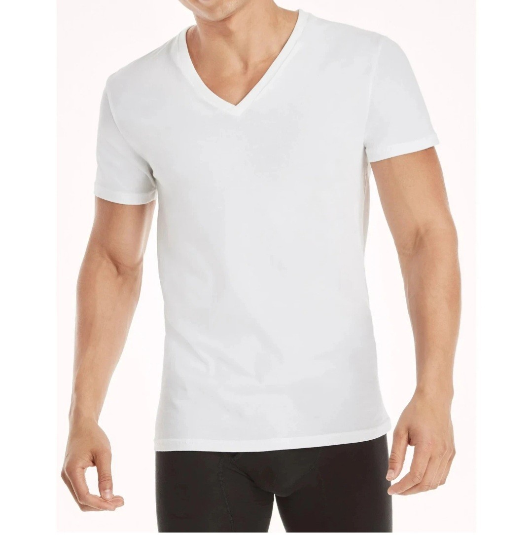 Hanes Ultimate Tagless T-shirt 2XL Super Soft Modal Cotton Spandex Undershirt