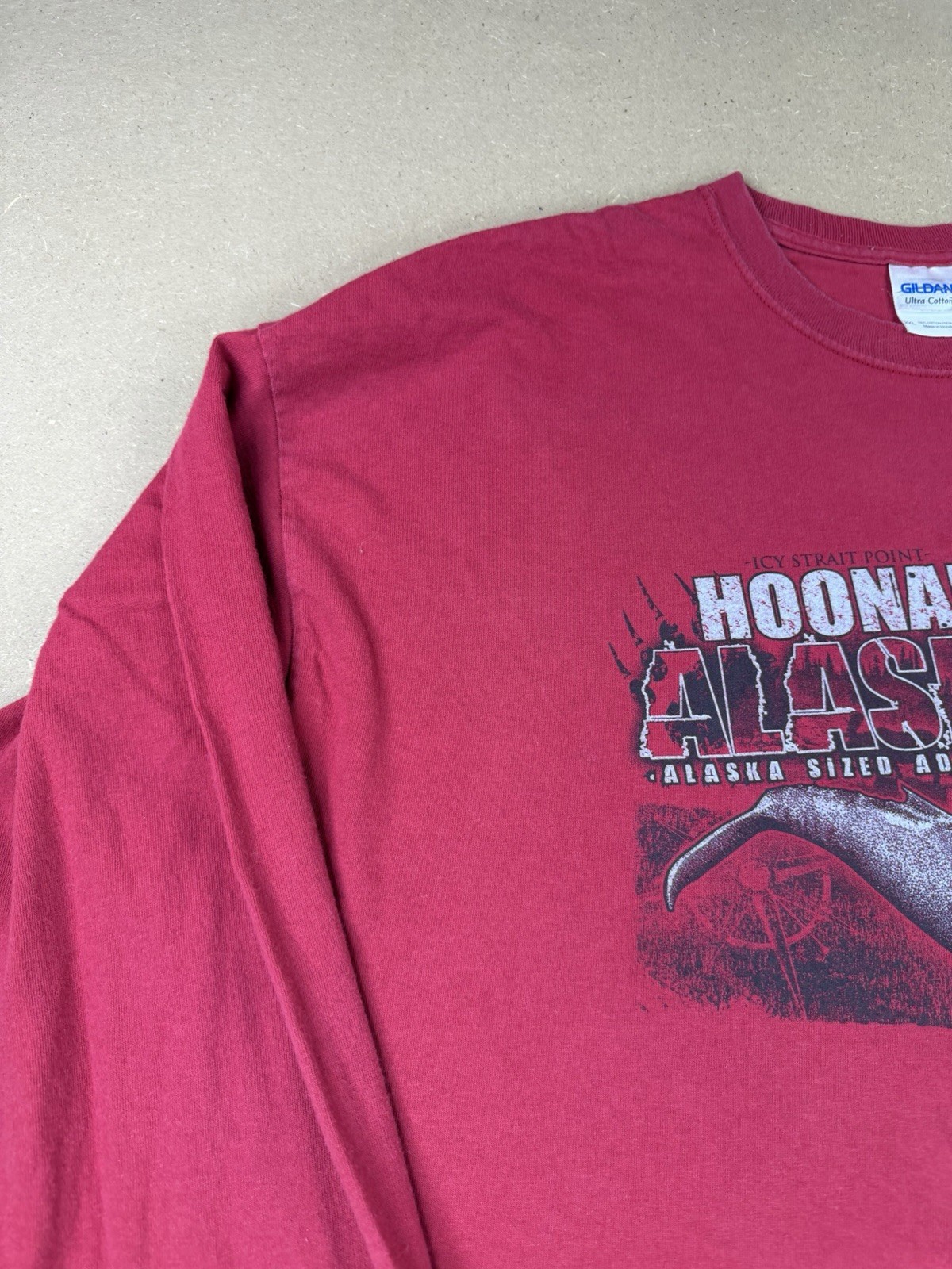 Hoonah Alaska Icy Straight Point Adventures T Shirt Long Sleeve Men’s XXL
