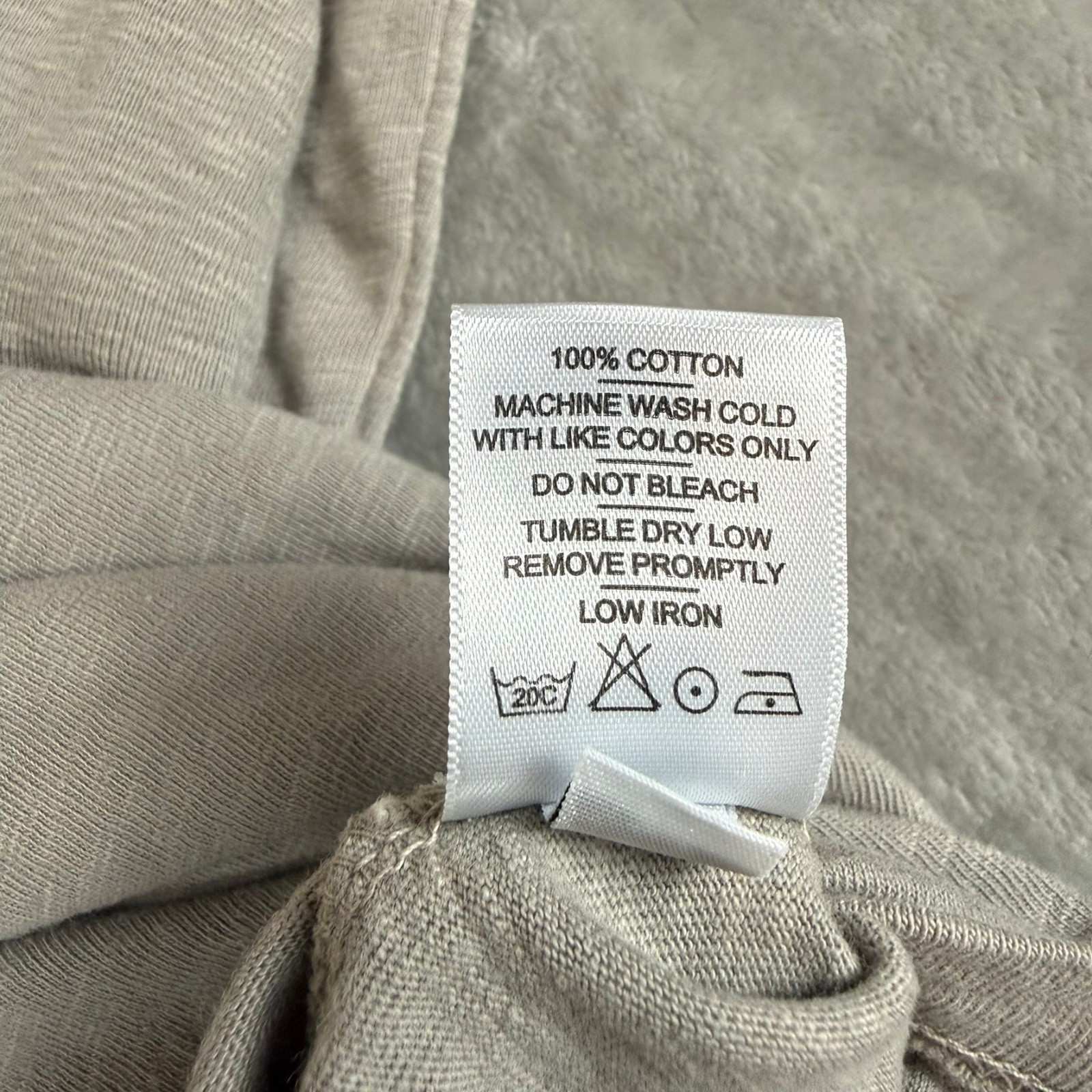 American Giant Long Sleeve Tee T-Shirt Mens Small Light Gray Cotton $65 USA NWOT