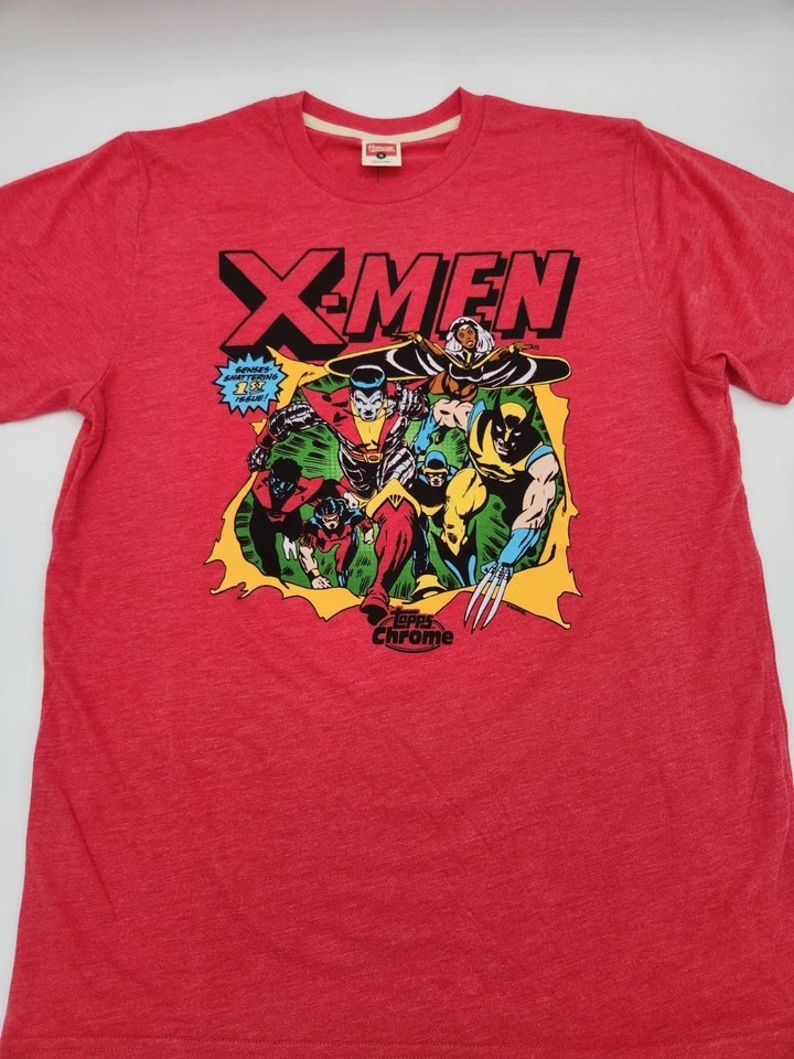TOPPS x MARVEL X-MEN COMIC RED TEE BRAND NEW