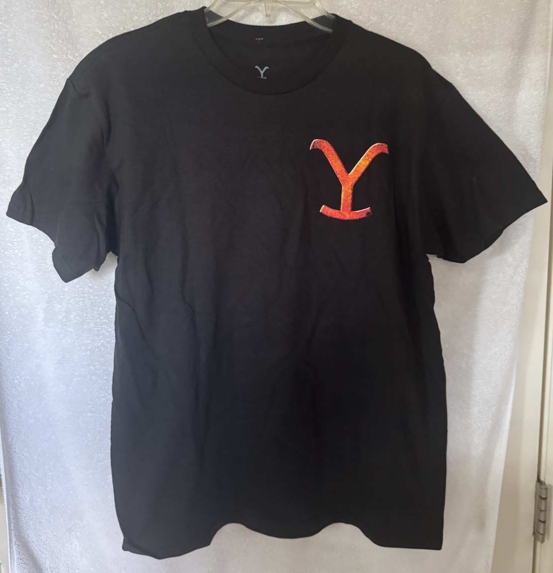New Mens Yellowstone Dutton Ranch Fire Montana Size XL Black T-Shirt TV Show