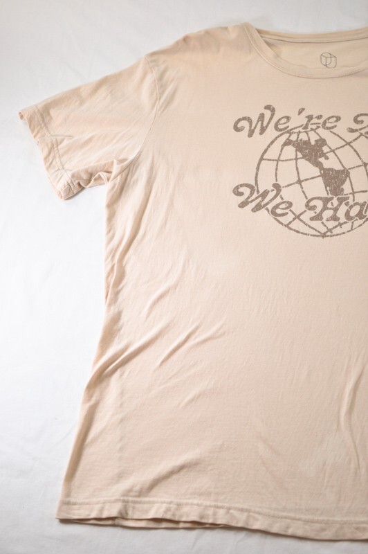 men’s Original Use size XL T-shirt pull-on short sleeve tan 100% cotton