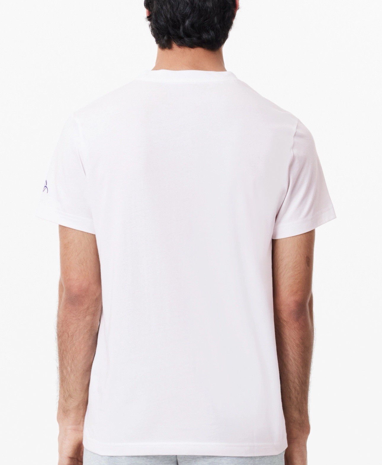 Lacoste Men’s Novak Djokovic Graphic T-Shirt Size 3XL (8) Regular Fit White