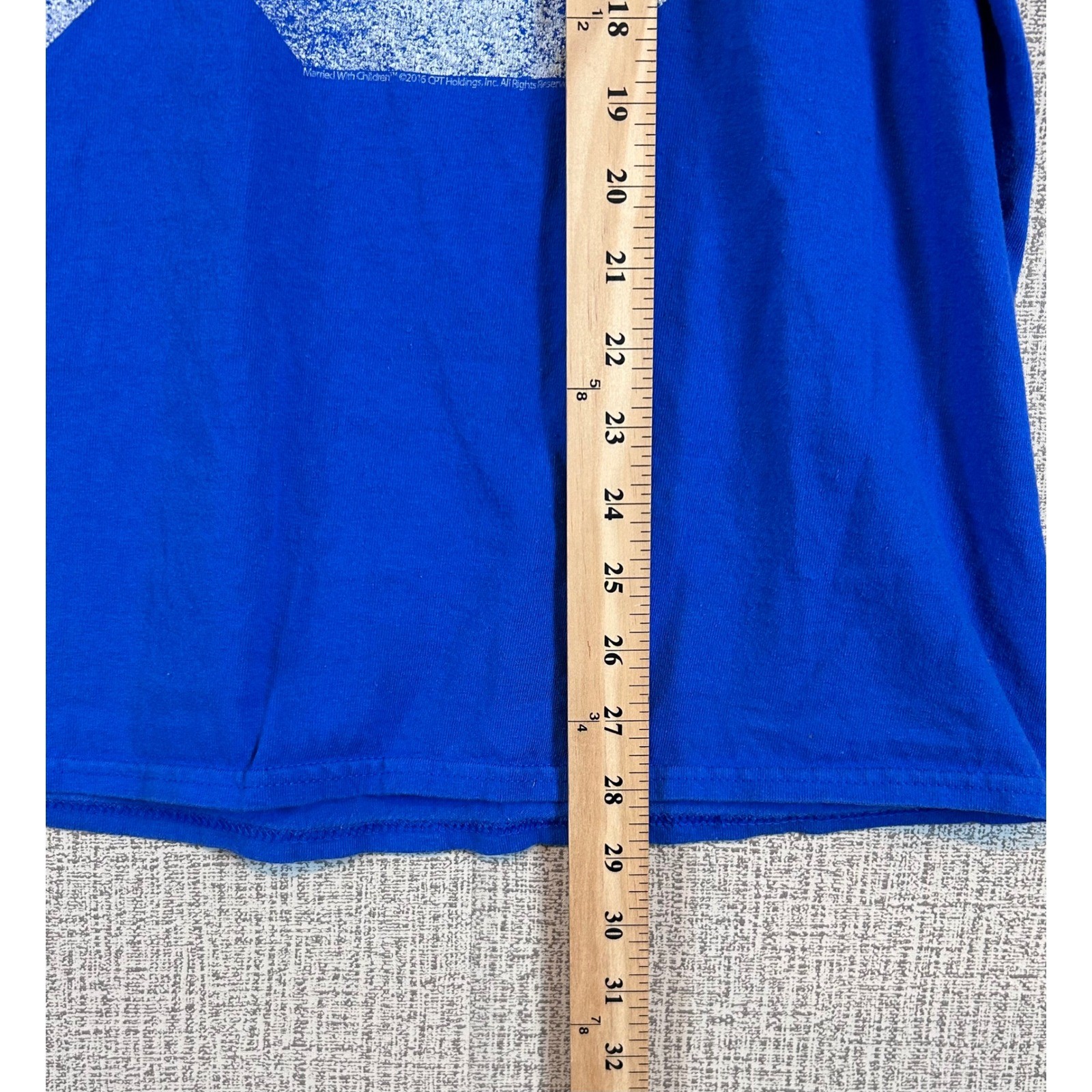 Polk High 33 Al Bundy Married With Children Blue T-Shirt 2XL Al Bundy Retro VTG