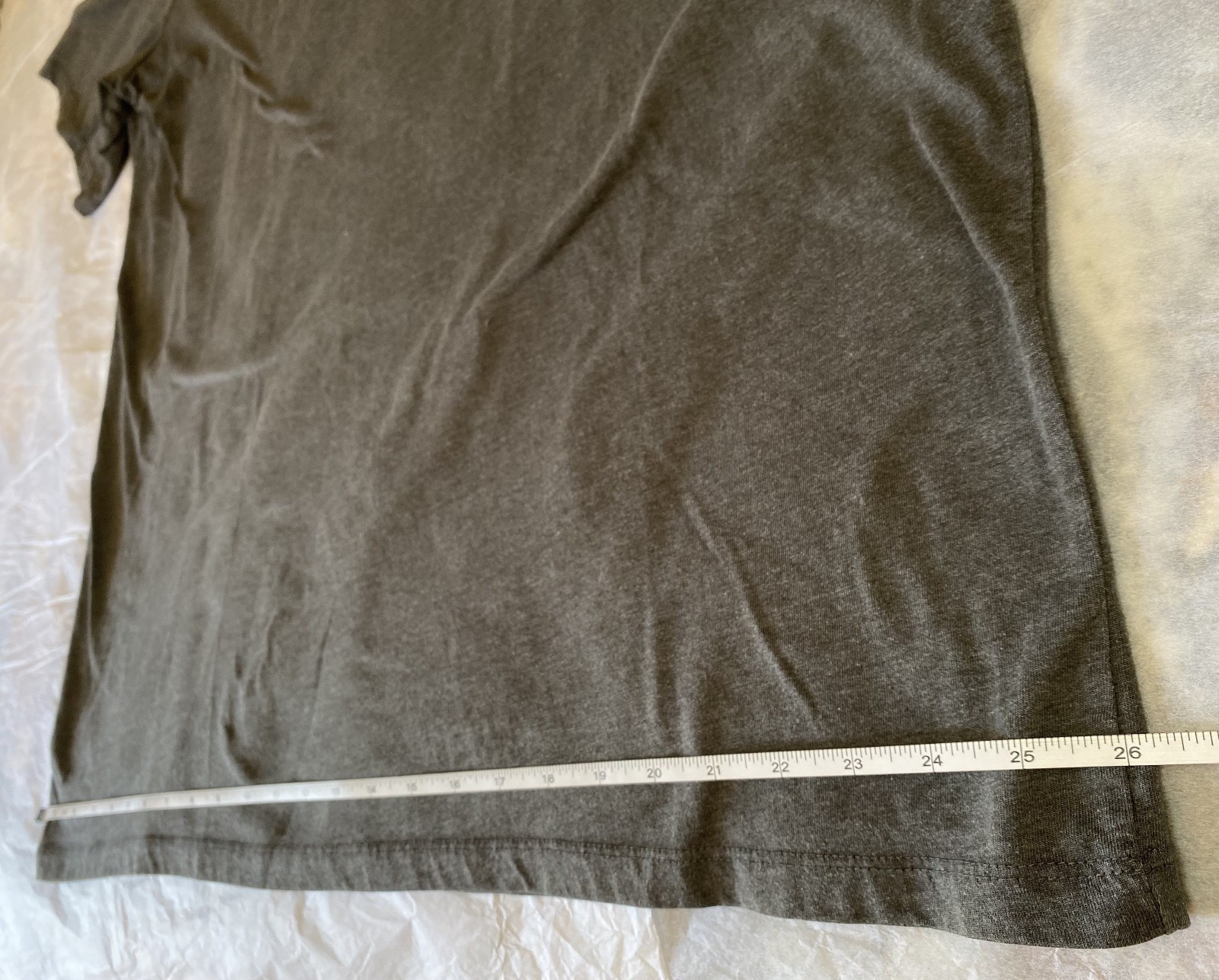St. John’s Bay Quick Dri Easy Care Short Sleeve Crew Neck T Shirt Gray Men’s 2XL