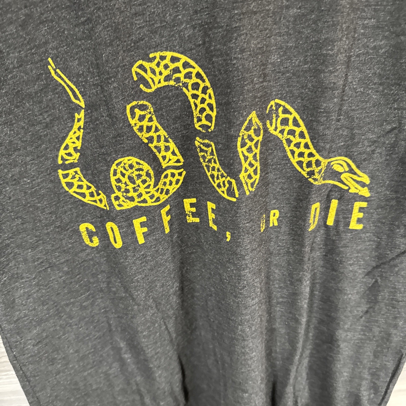 Black Rifle Coffee Company Coffee or Die T-Shirt Snake Black Military Men’s MED