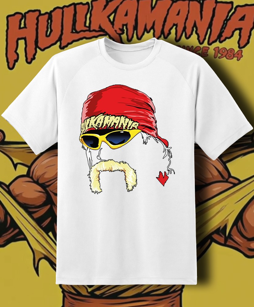 Hulk Hogan Face, Hulkamania Shirt – Adult & Youth sizes up to 6XL Fast Ship!!