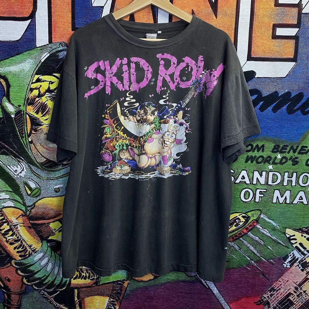 Rare Skid Row band Retro style Men Women T shirt Unisex Classic NH16688