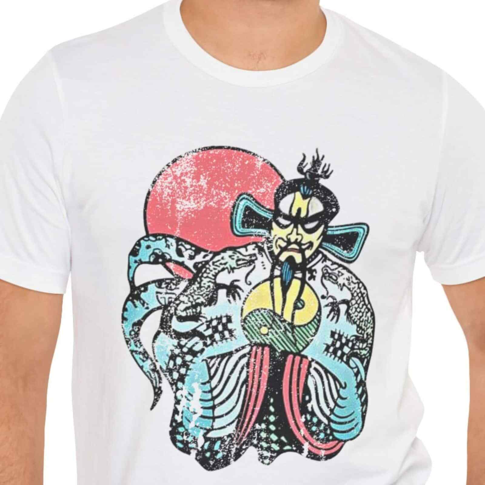 Jack Burton Fu Manchu Tshirt T shirt T-shirt Big Trouble in Little China Vintage