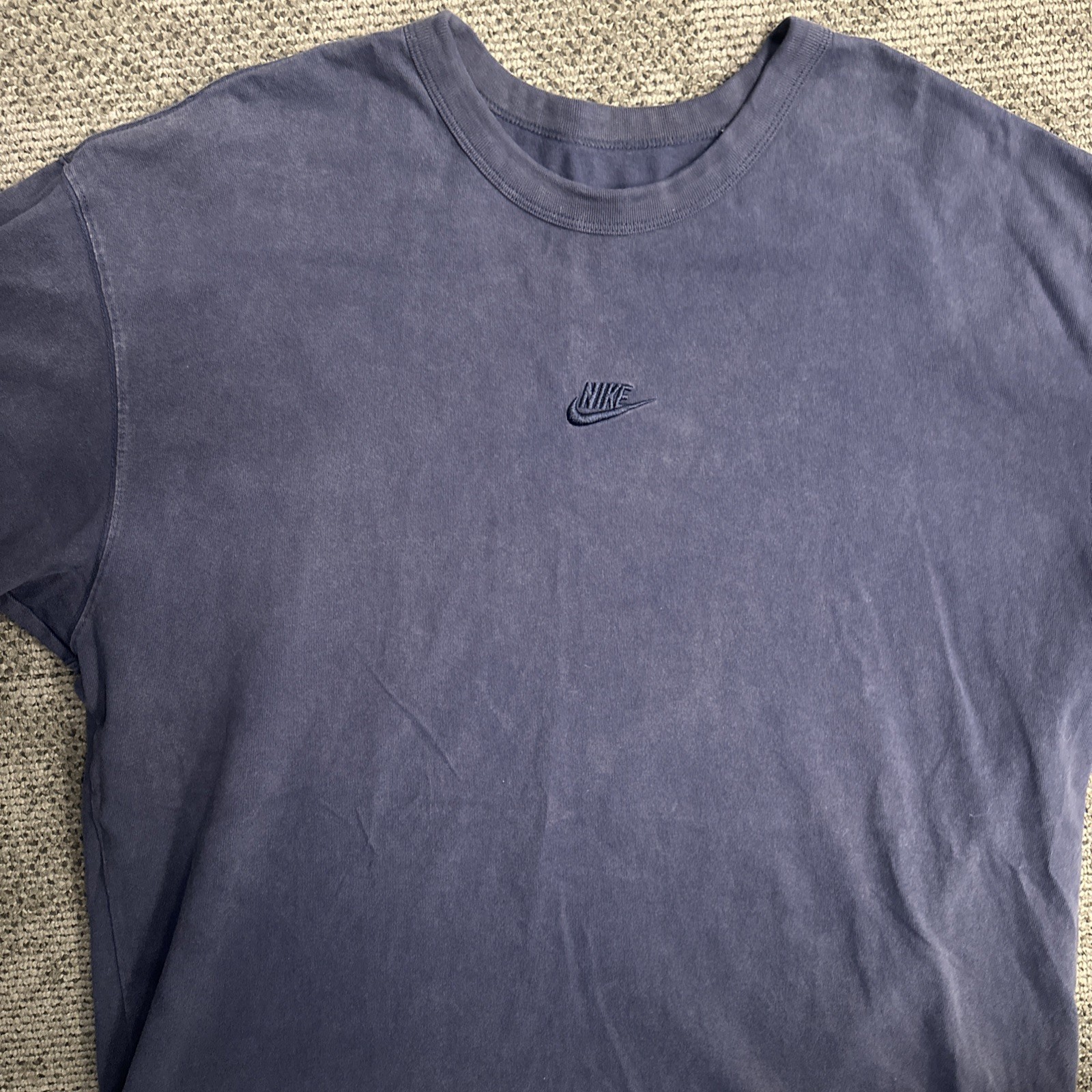 Nike Max90 Premium Essentials T-shirt Men XL Oversized Blue DZ2898 493 SS Tee