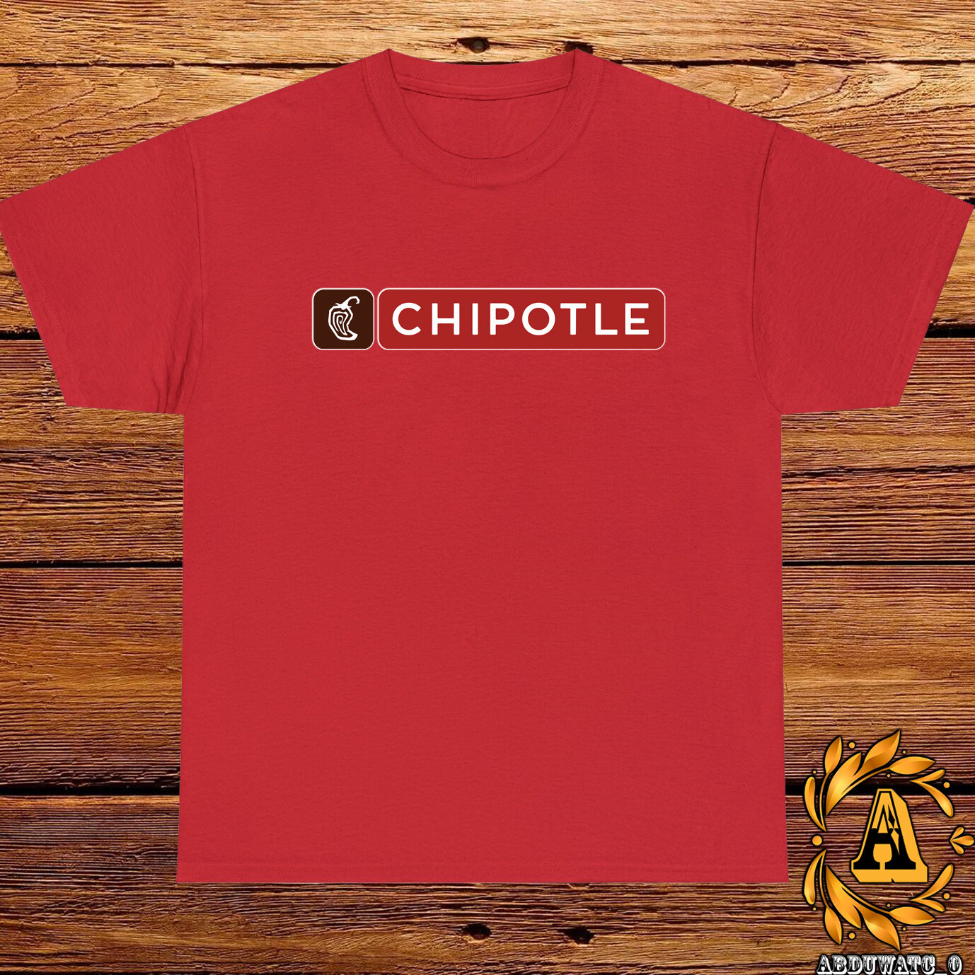 New Chipotle Restaurant Logo Black/Sport Grey/White/Navy/Red T-Shirt S-5XL