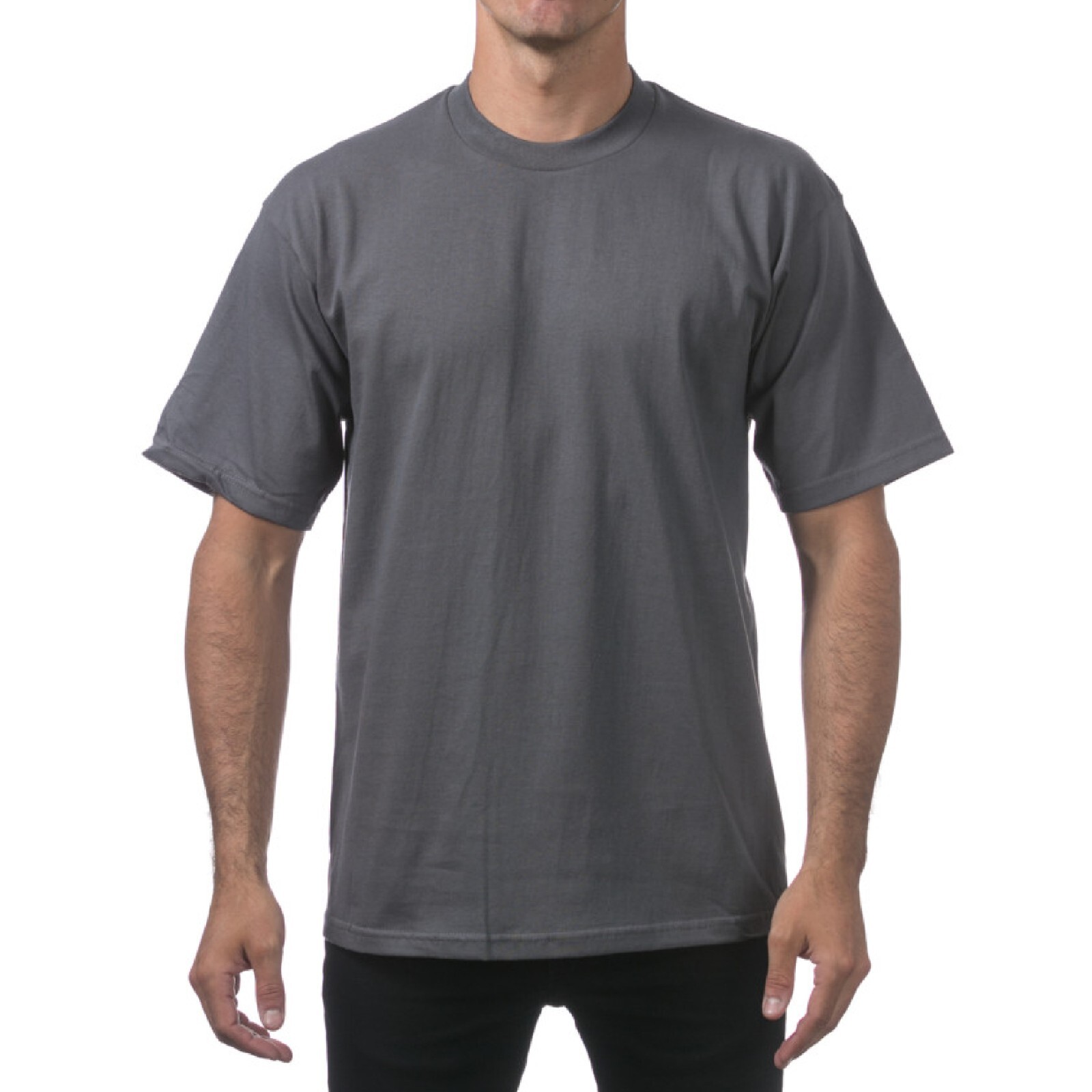 PROCLUB MENS HEAVYWEIGHT SHORT SLEEVE T SHIRTS PRO CLUB CASUAL COTTON TEE SHIRT