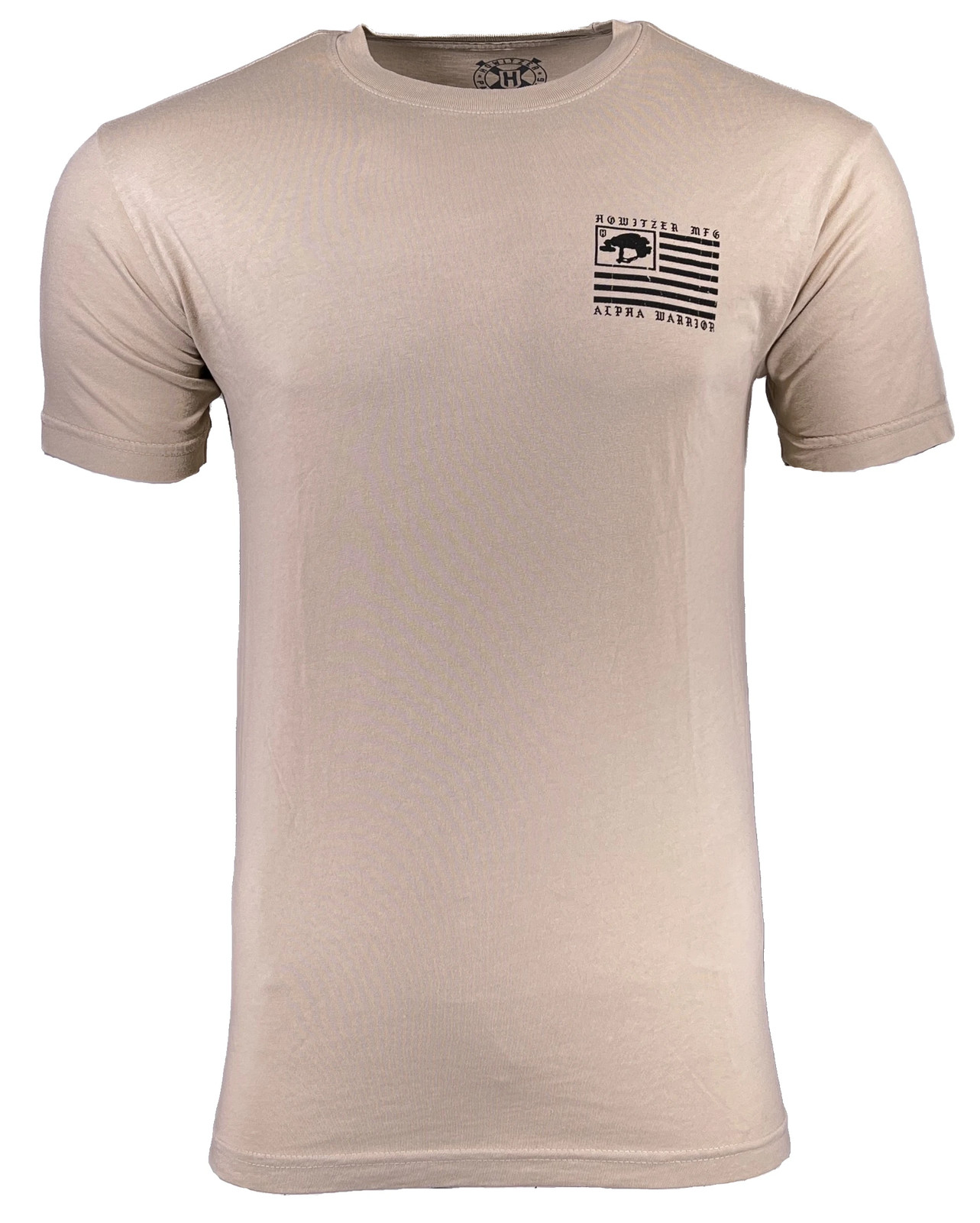 Howitzer Style Men’s T-Shirt ALPHA WARRIOR Military Grunt M L XL 2XL 3XL 4XL 5XL