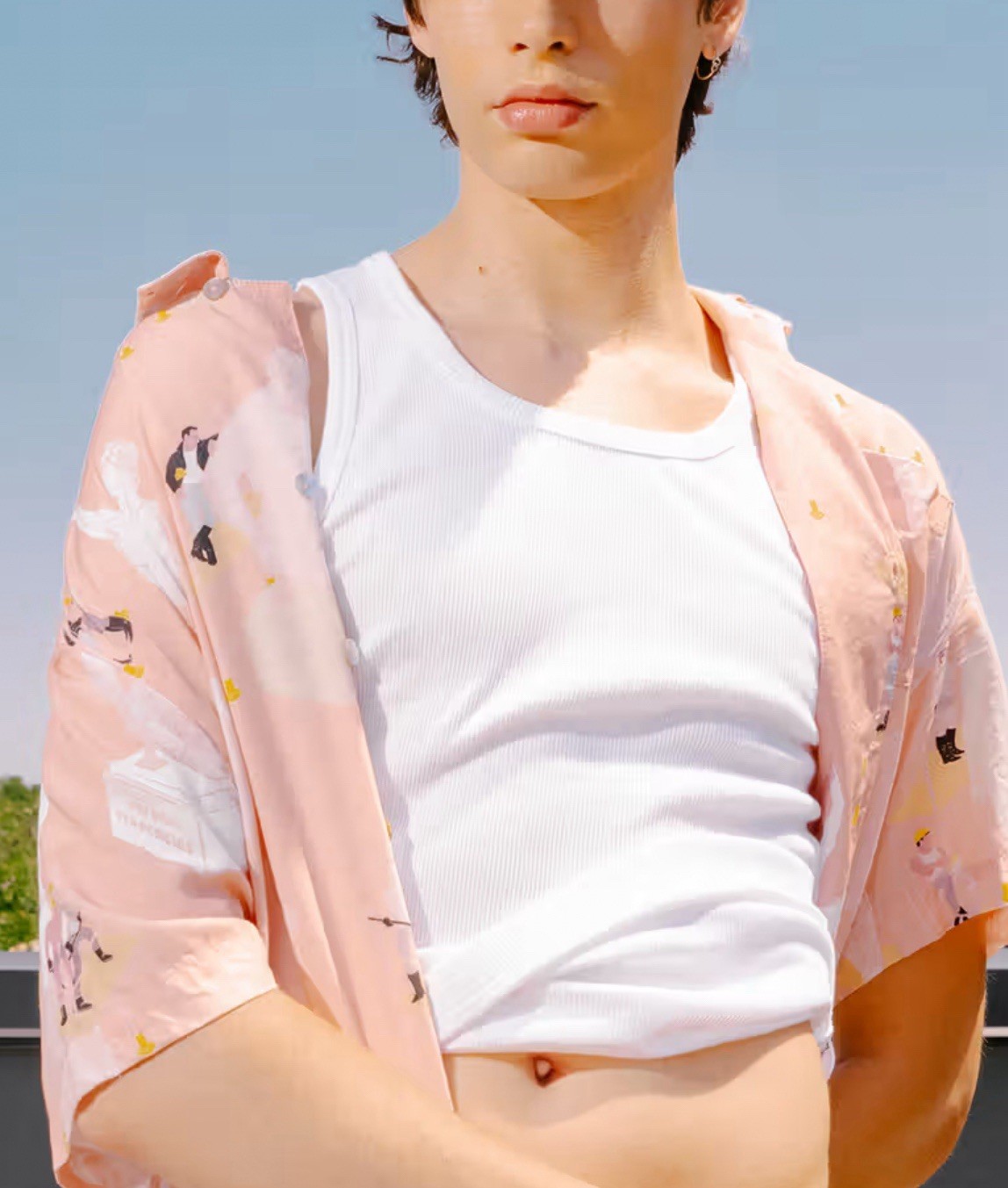 Rare TOM of FINLAND x Amit HOMOCO Top Men’s XS Button Down Shirt LGBTQ Gay Queer