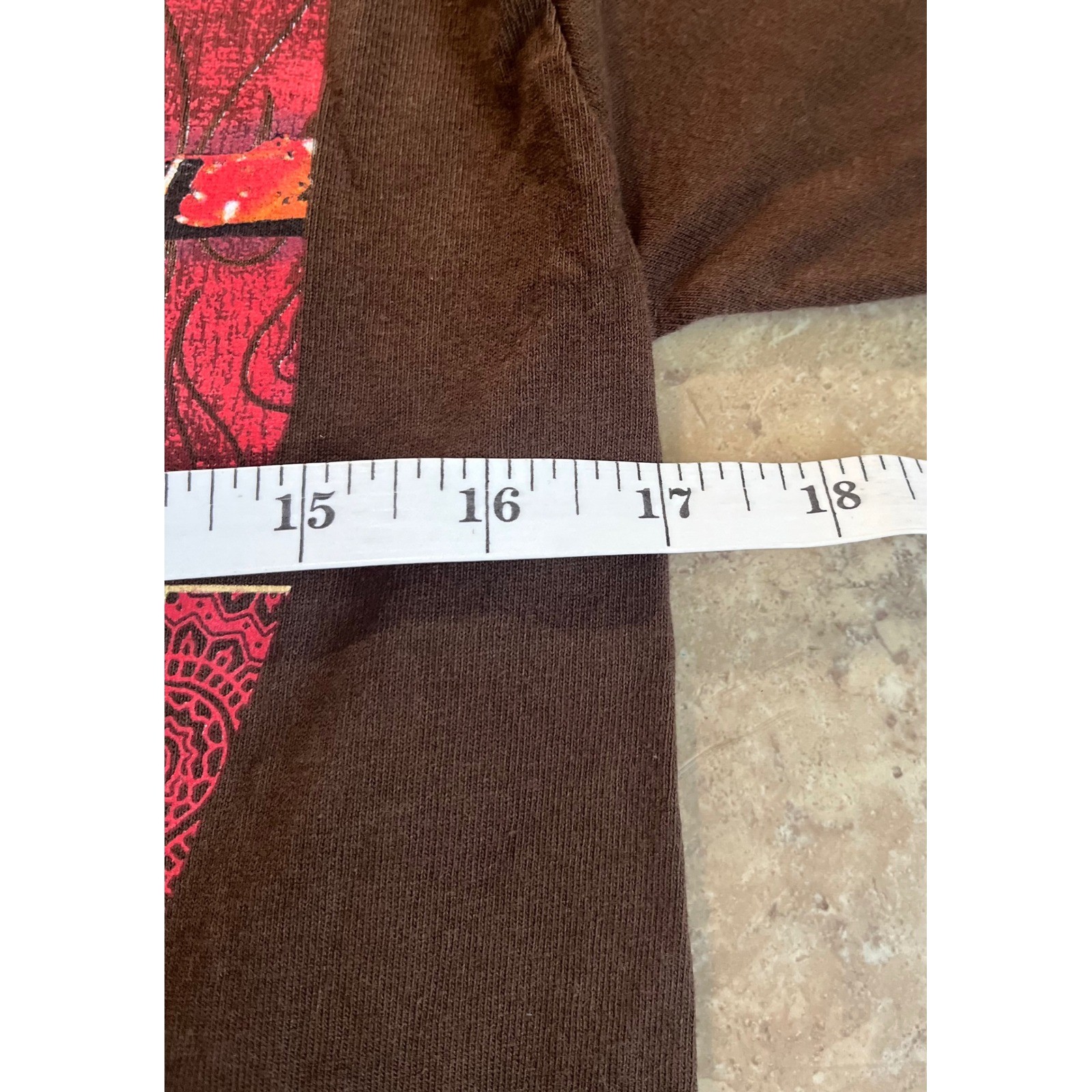 Vtg Brad Paisley Bonfires & Amplifiers 2007 Tour Shirt Mens Small Brown Concert