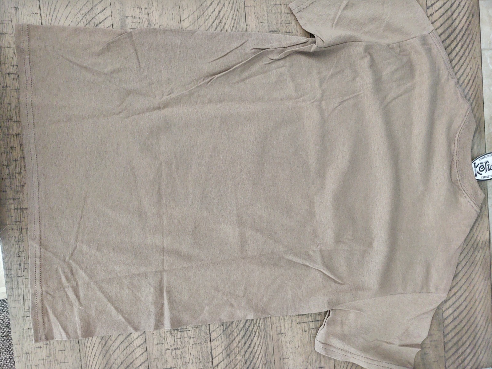 Kerusso No Victory without Sacrifice Roosevelt Gildan Heavy Cotton Tee Brown NEW