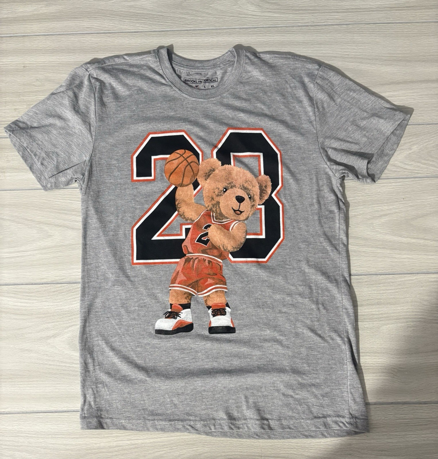 BROOKLYN VERTICAL Men’s T Shirt Graphic Tee Size M
