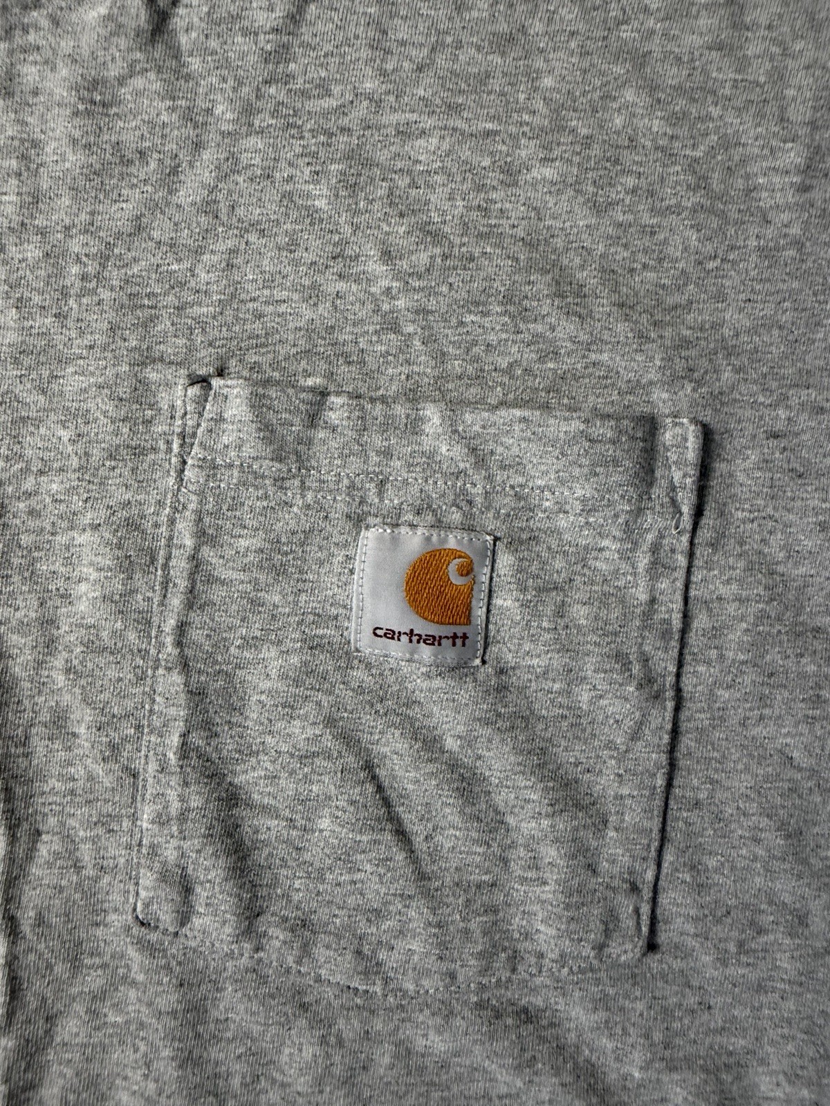Gray Carhartt pocket tee 2xl