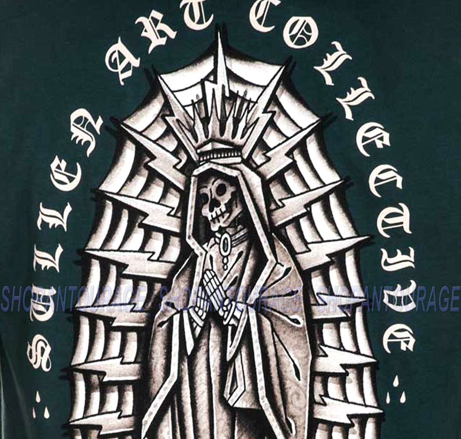 Sullen Hrspanks SCM3633 New Short Sleeve Graphic Tattoo Skull T-shirt For Men