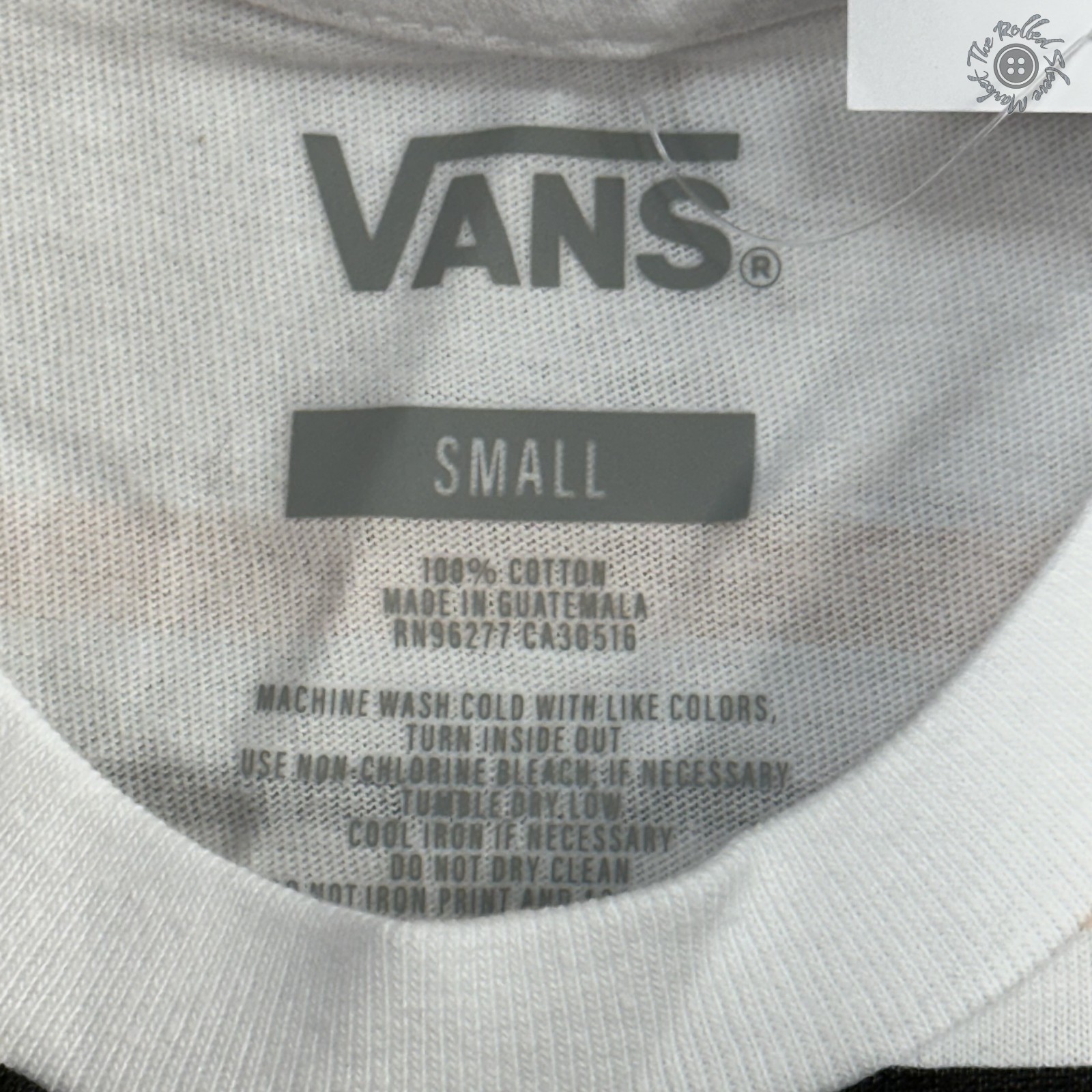 NWT Vans Men’s Small Fruit Party Stripe T-Shirt White Multicolor MSRP $35