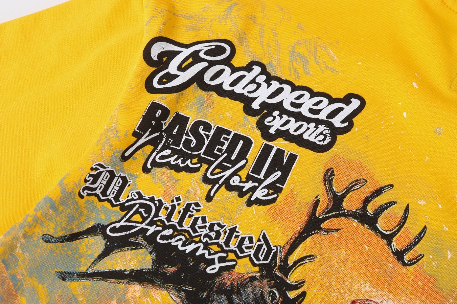 Godspeed t-shirt yellow sale S-M-L-XL