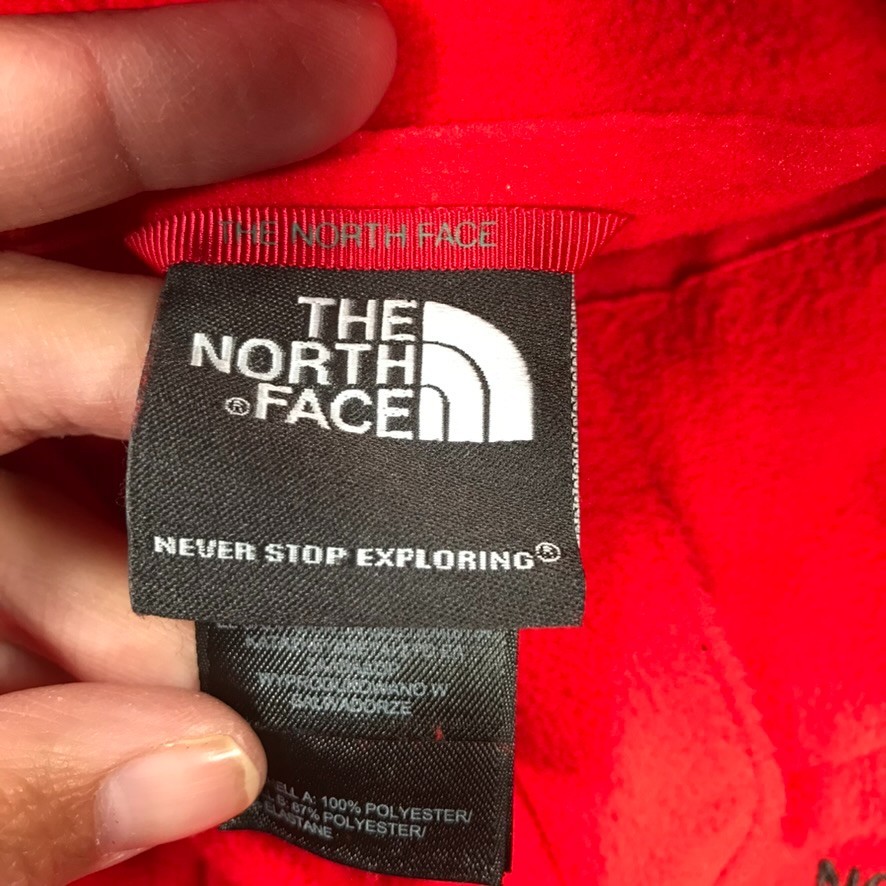 The North Face Sweater Men’s XL Red Fleece 1/4 Zip Pullover Mock Neck Outdoors