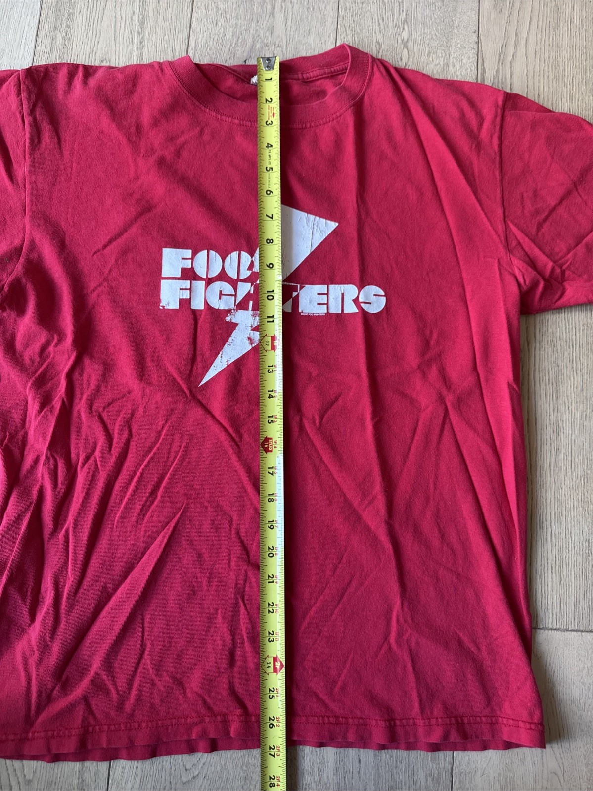 Foo Fighters – Red Shirt – No Tag