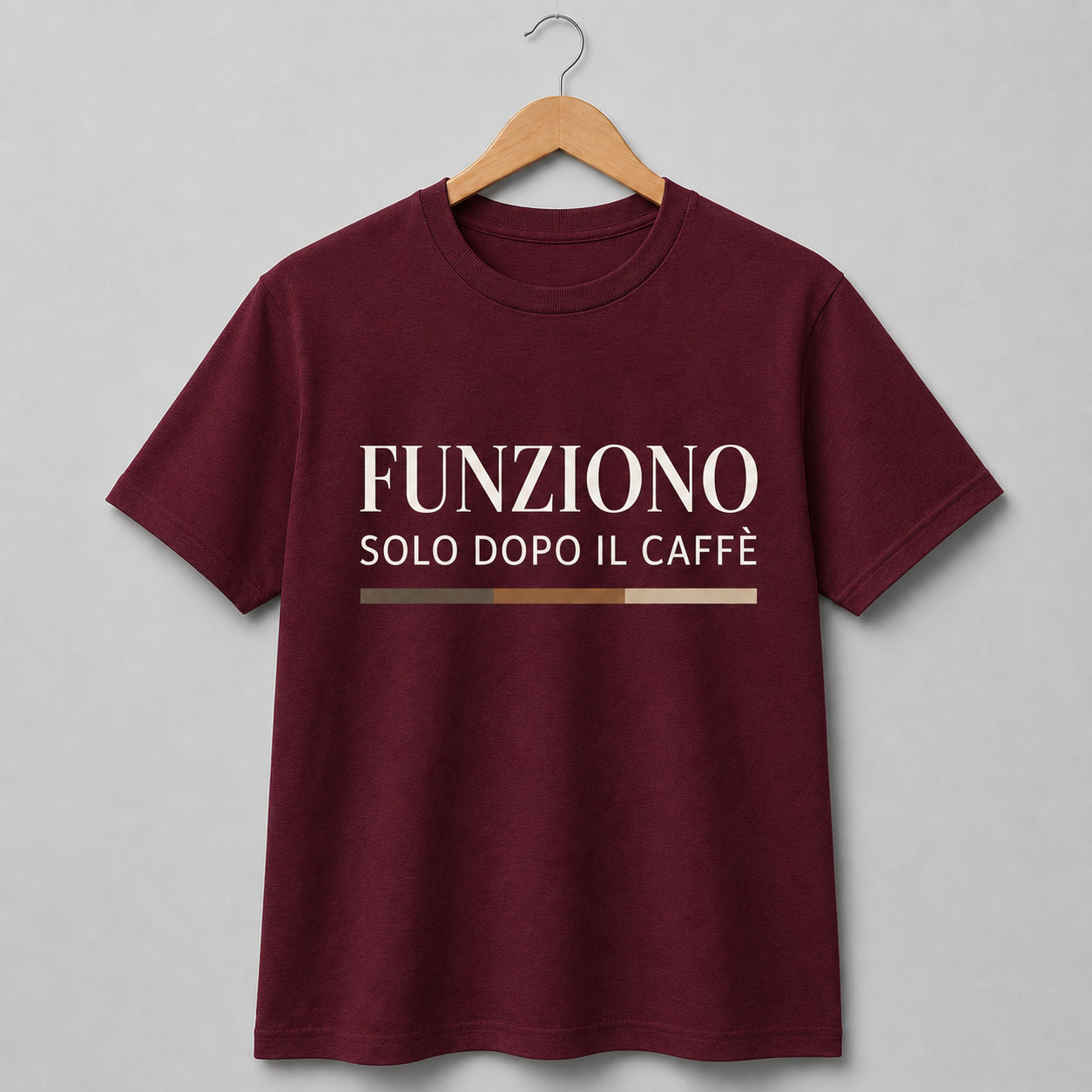 Funny T-Shirt Works Only After Coffee Men Women Ironic T-Shirt