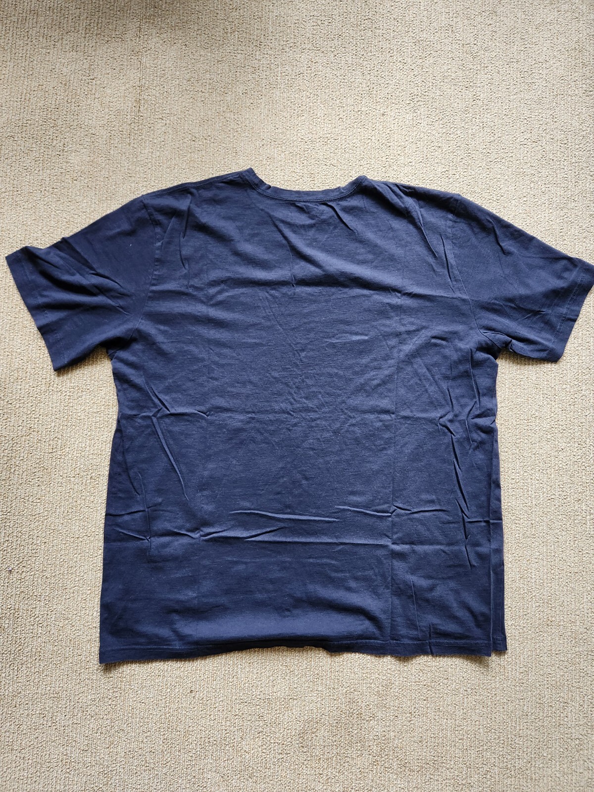 Lot Of 2 Nautica TShirts XXL Made In USA Navy Blue Red Logo Cotton Sport Boating