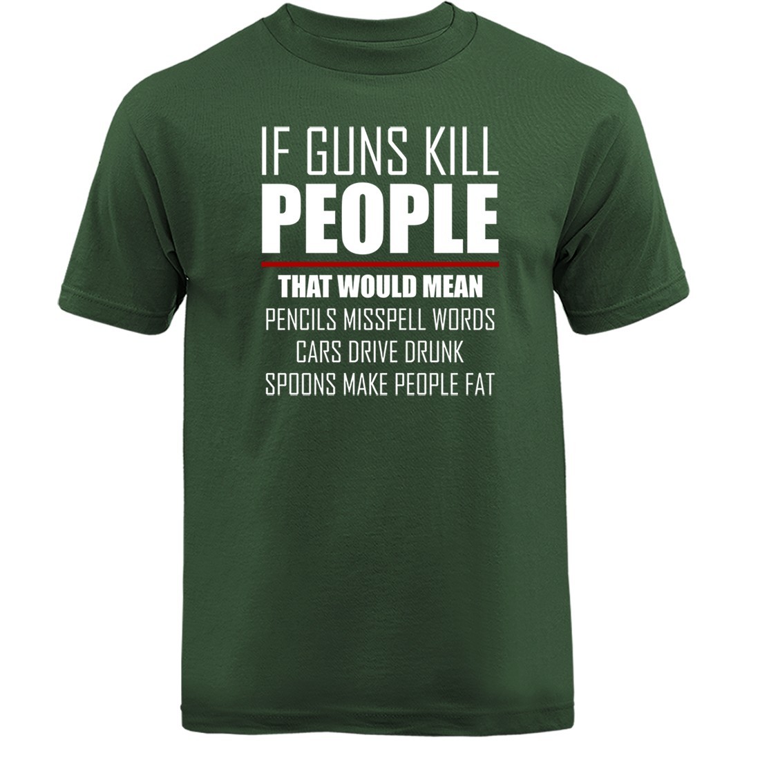 If Guns Kill People 2nd Amendment 2A Gun Rights Anti Gun Control T-shirt