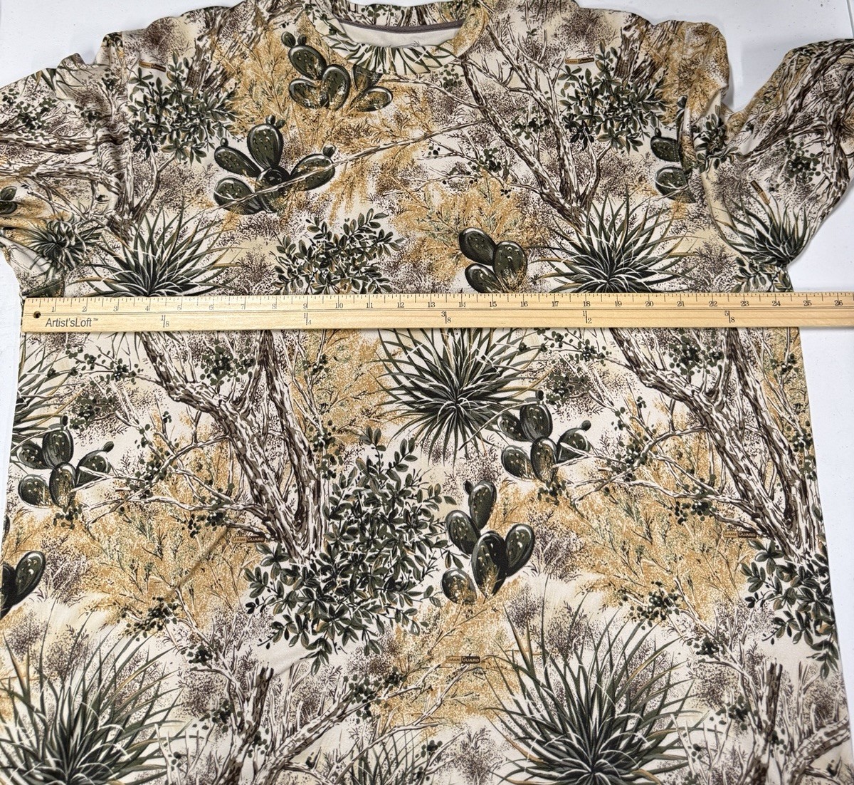 Game Guard Shirt Men’s XL Cactus Camo Dry Country Hunting Outdoors Soft Feel
