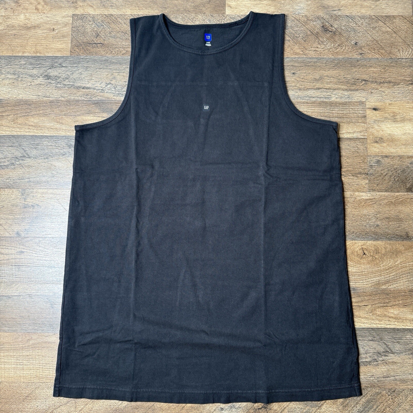 Yeezy YZY Gap Engineered by Balenciaga Loose Tank Top Men’s Large Black Sealed