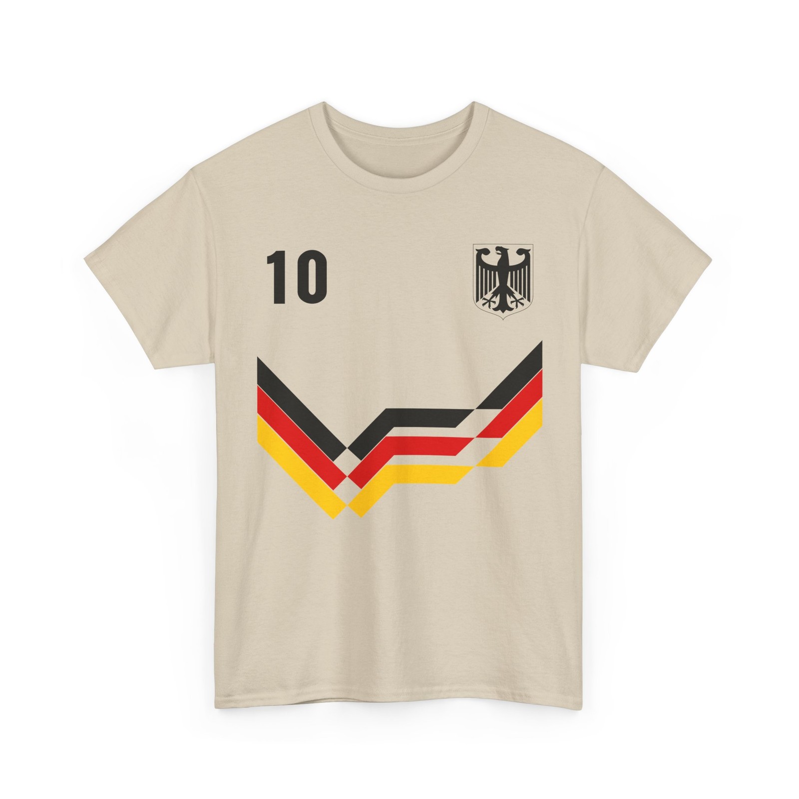 Germany Shirt, Germany Number 10 Jersey Style German Flag Shirt