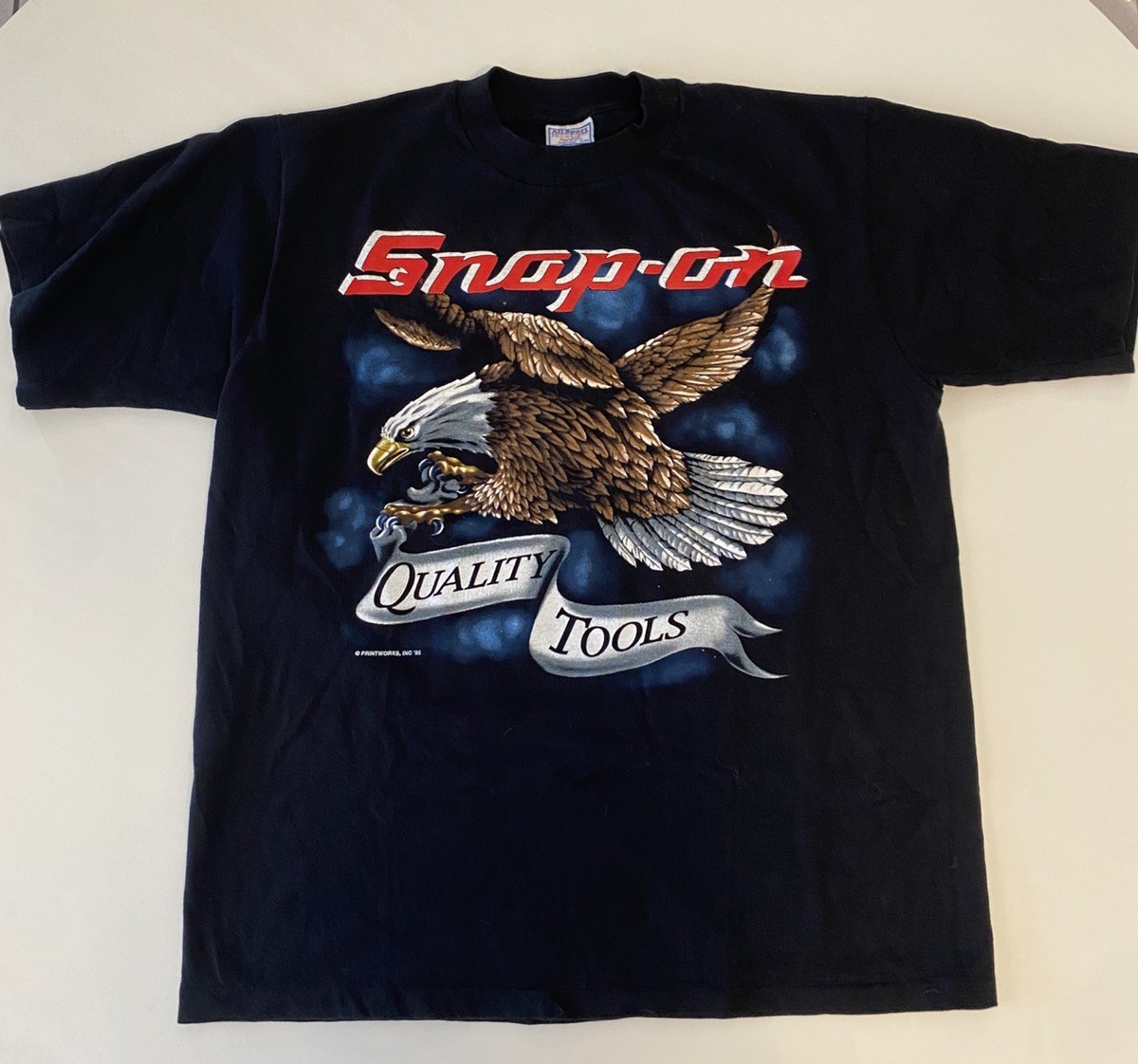 Vintage Snap-on Tools Eagle Shirt 1990s Made In USA XL Single Stitch