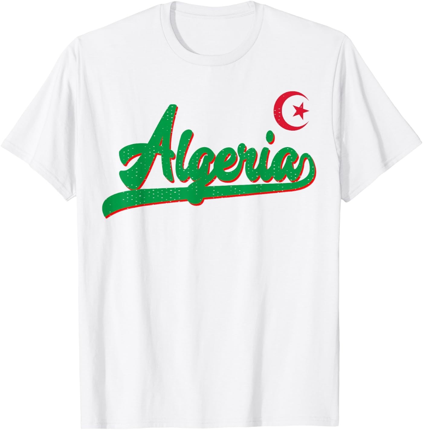 Algeria Flag Shirt Proud Algerian Men Women Algeria White T-Shirt