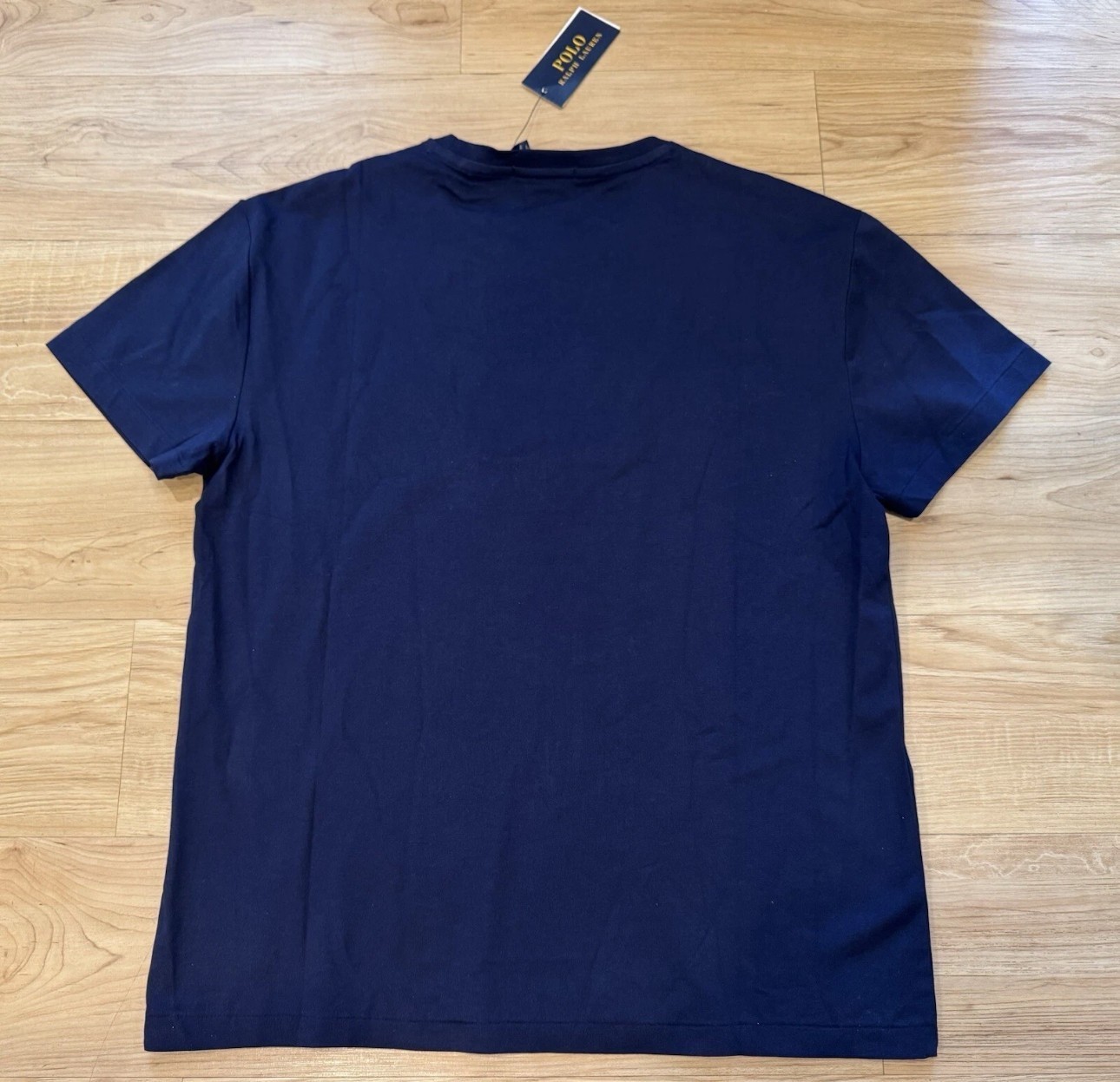 Polo Ralph Lauren Men’s Classic Fit Stitched Logo Pony T-Shirt Navy Blue S-XL