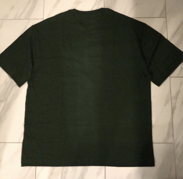 Tommy Hilfiger Oversized T-Shirt Dark Green Gold (Measurements in Desc.) $49.50