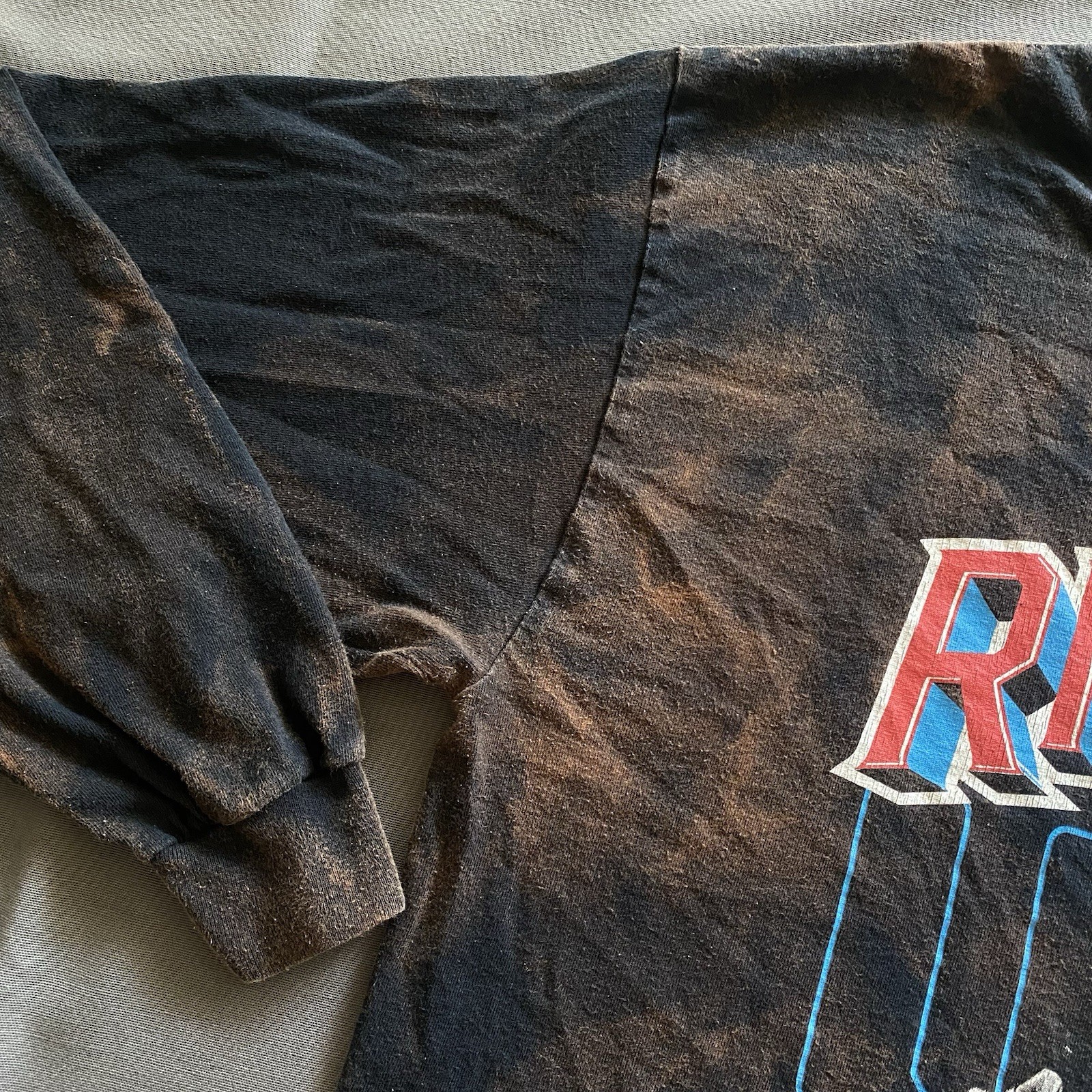 Bleacher Report Mariano Rivera World Tour Long Sleeve Shirt Mens L Black Bleach