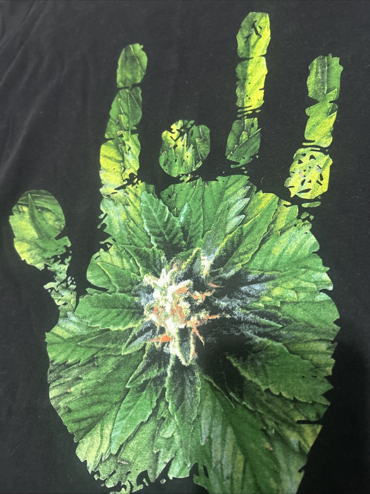 Jerry Garcia Organic Hemp Shirt Jgb Band Grateful Dead Size L 21×28