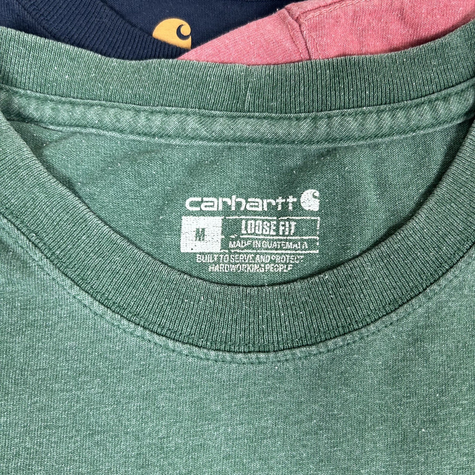 Carhartt Pocket Tee Bundle Lot of 12 Size Medium M Workwear T Shirts USA Mix