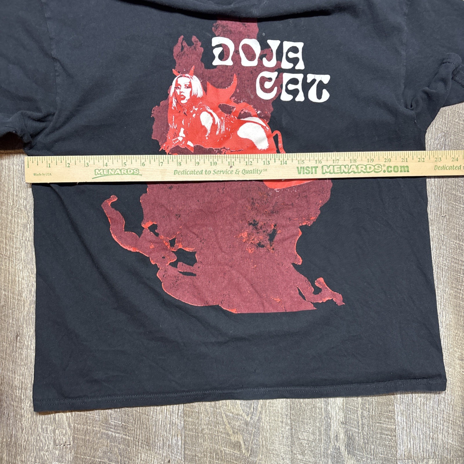 Doja Cat Graphic T-shirt Men XL Black Short Sleeve Music