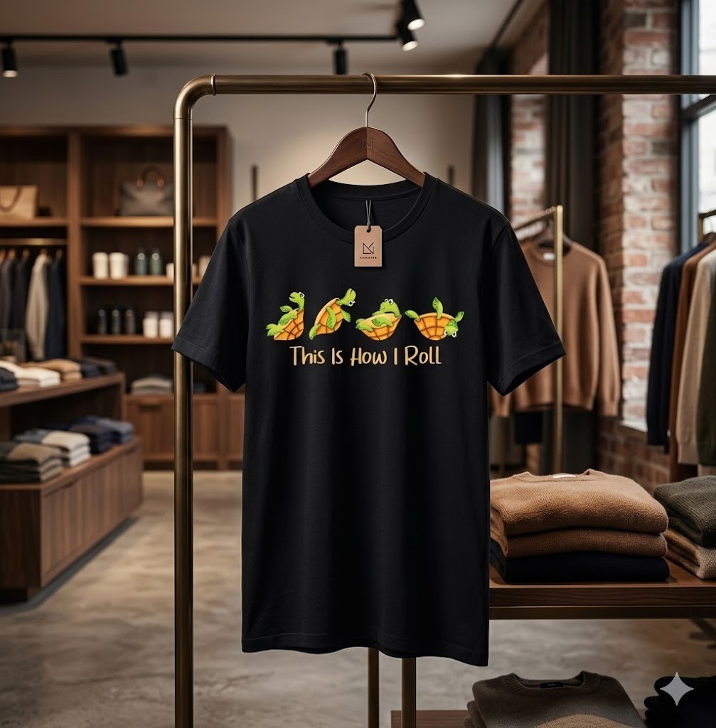 This is How I Roll – Turtle Beach Sea Animal Reptile Lover T-Shirt – H073