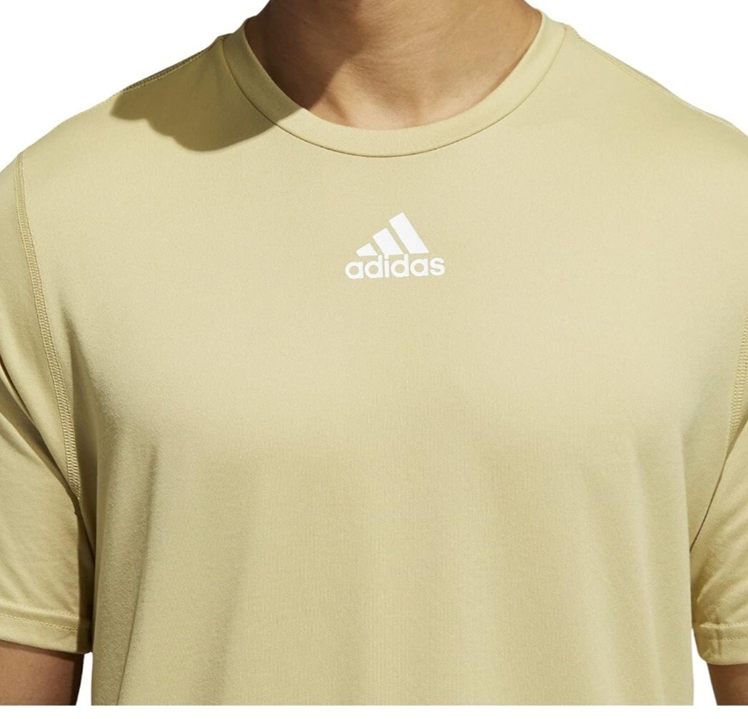 Adidas Men’s Creator Short Sleeve Tee Sand-white Size XLT