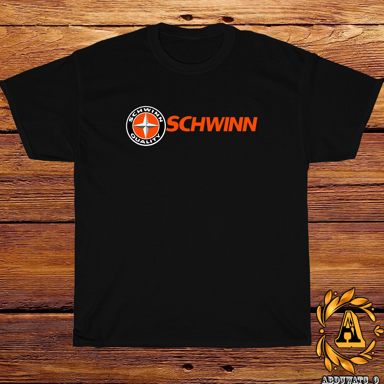New SCHWINN Bicycle Logo Black/Sport Grey/White/Navy/Red T-Shirt S-5XL