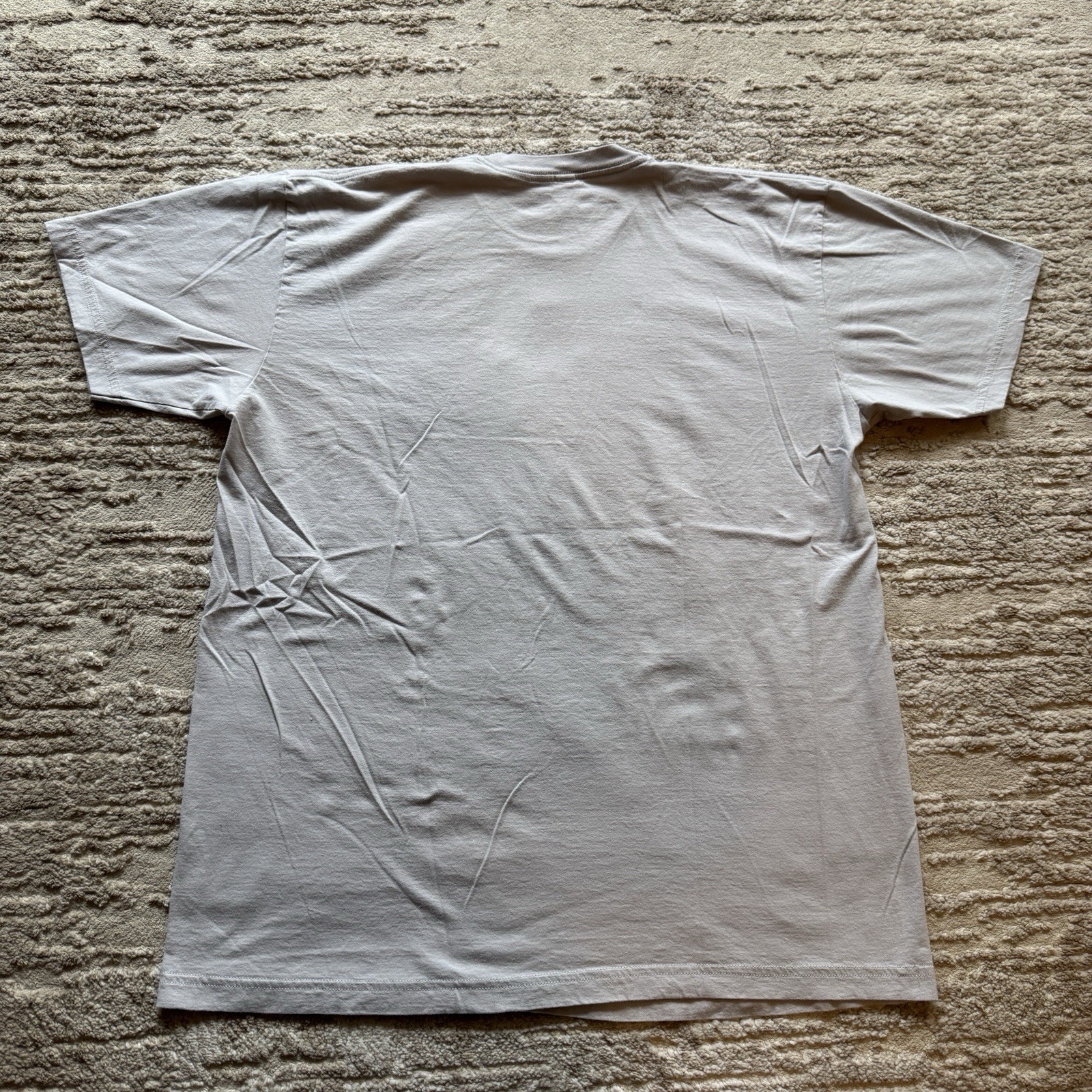 Vintage Curtain Dancing On Air Men’s XL Female Dancer White Pink USA Made Tee