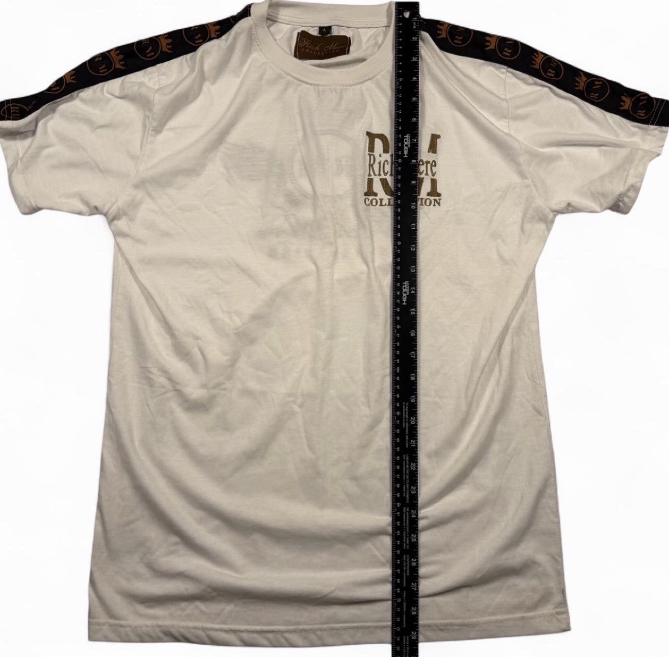 Y2K Rich Mere Collection T Shirt Mens Large White Crown Logo Streetwear