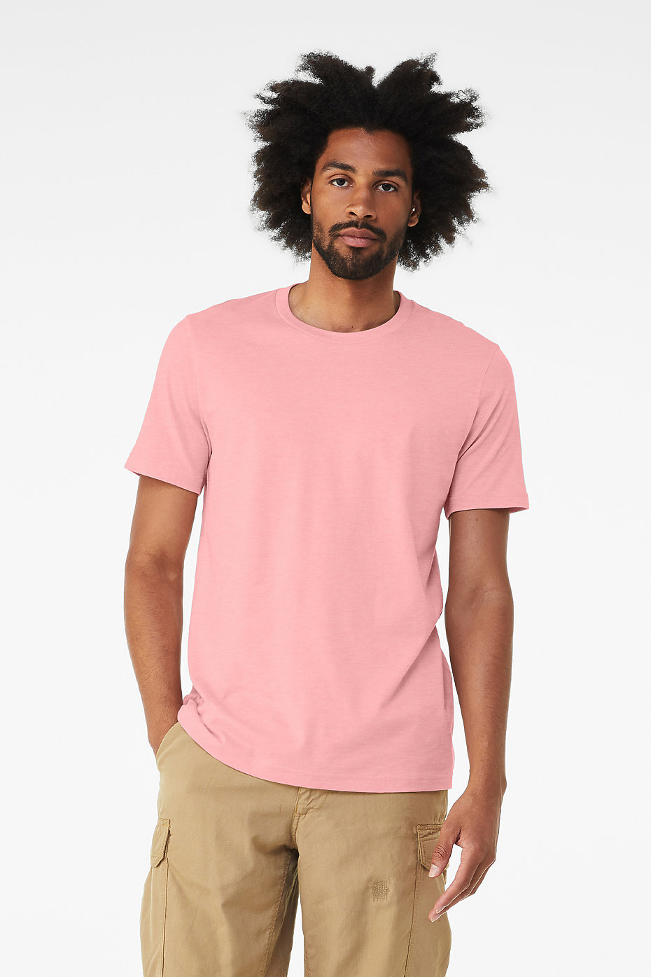 Mens Short Sleeve T Shirts Tailored Fit Soft Combed Cotton Round Neck Summer Tee