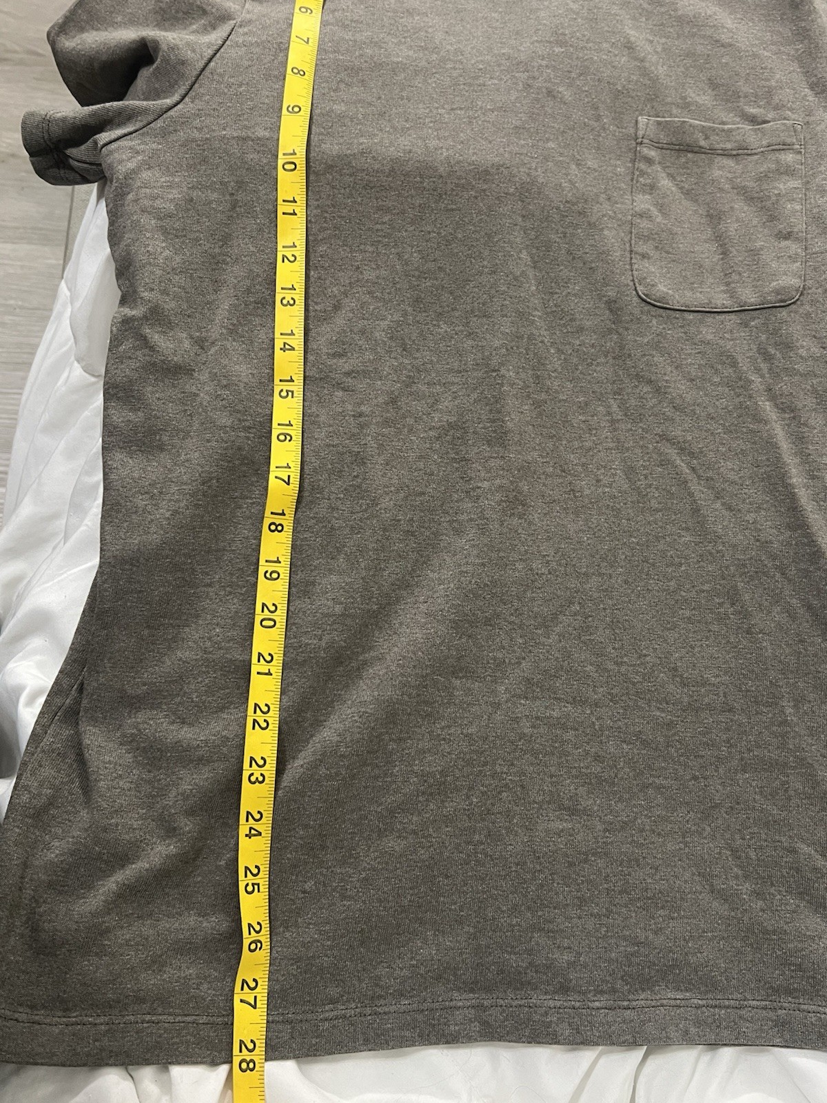Taylor Stitch Men’s Short Sleeve Cotton Blend Gray T Shirt Size 42